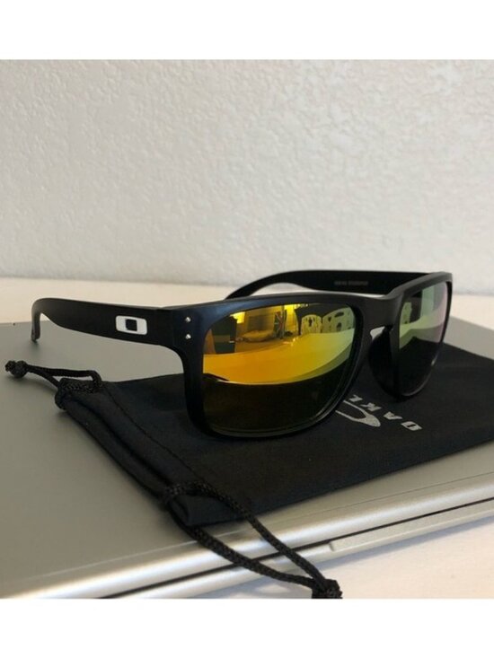 Oakley Other - Holbrook Oakley Gold Reflective Lenses 9102